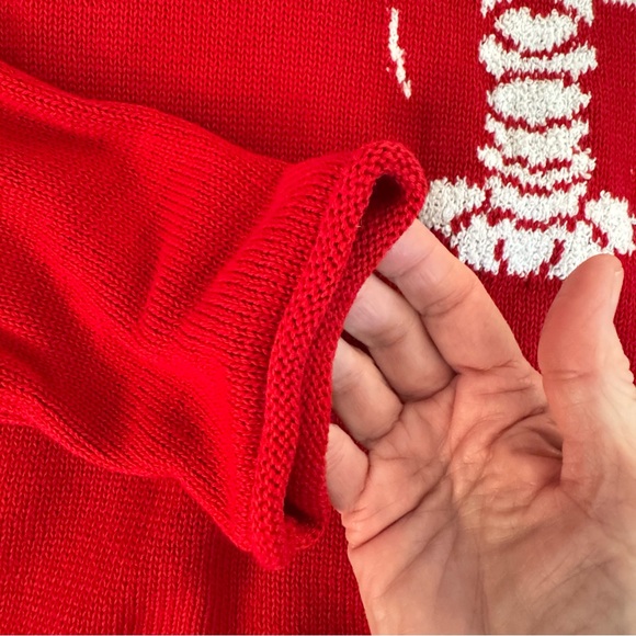 Wild Fable Red Lobster Americana Pullover Sweater S - Picture 11 of 15